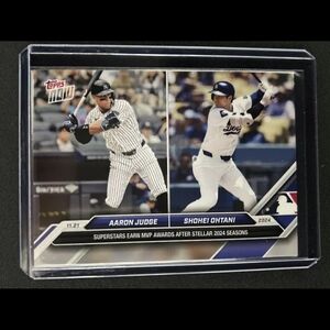 Topps Major League Baseball Card - Aaron Judge & Shohei Ohtani